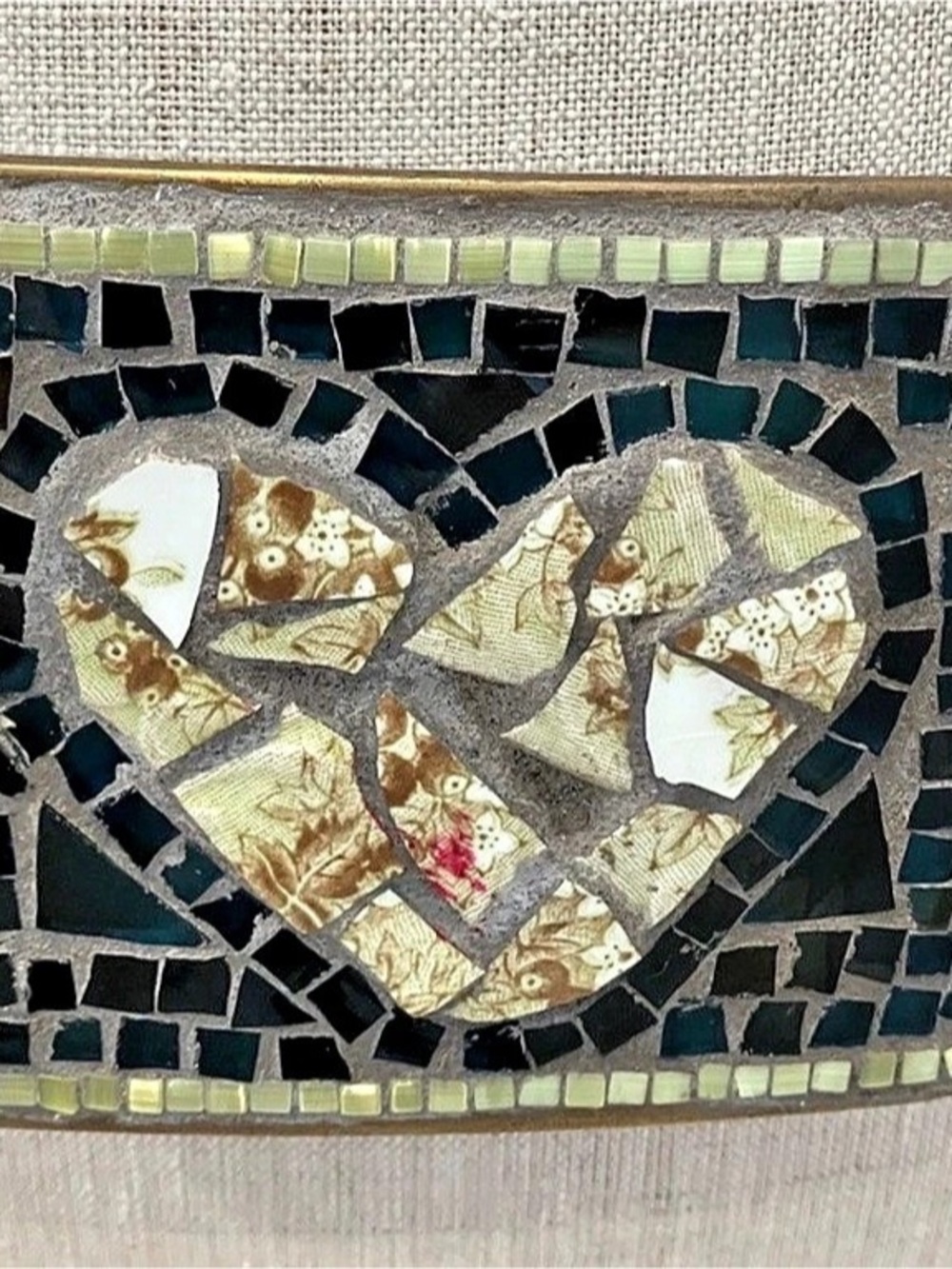 Janice Schmidt Mosaic Heart Buckle
